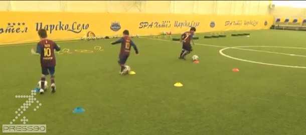 دانلود تمرينات كودكان در آكادمي فوتبال بارسلونا - لاماسيا